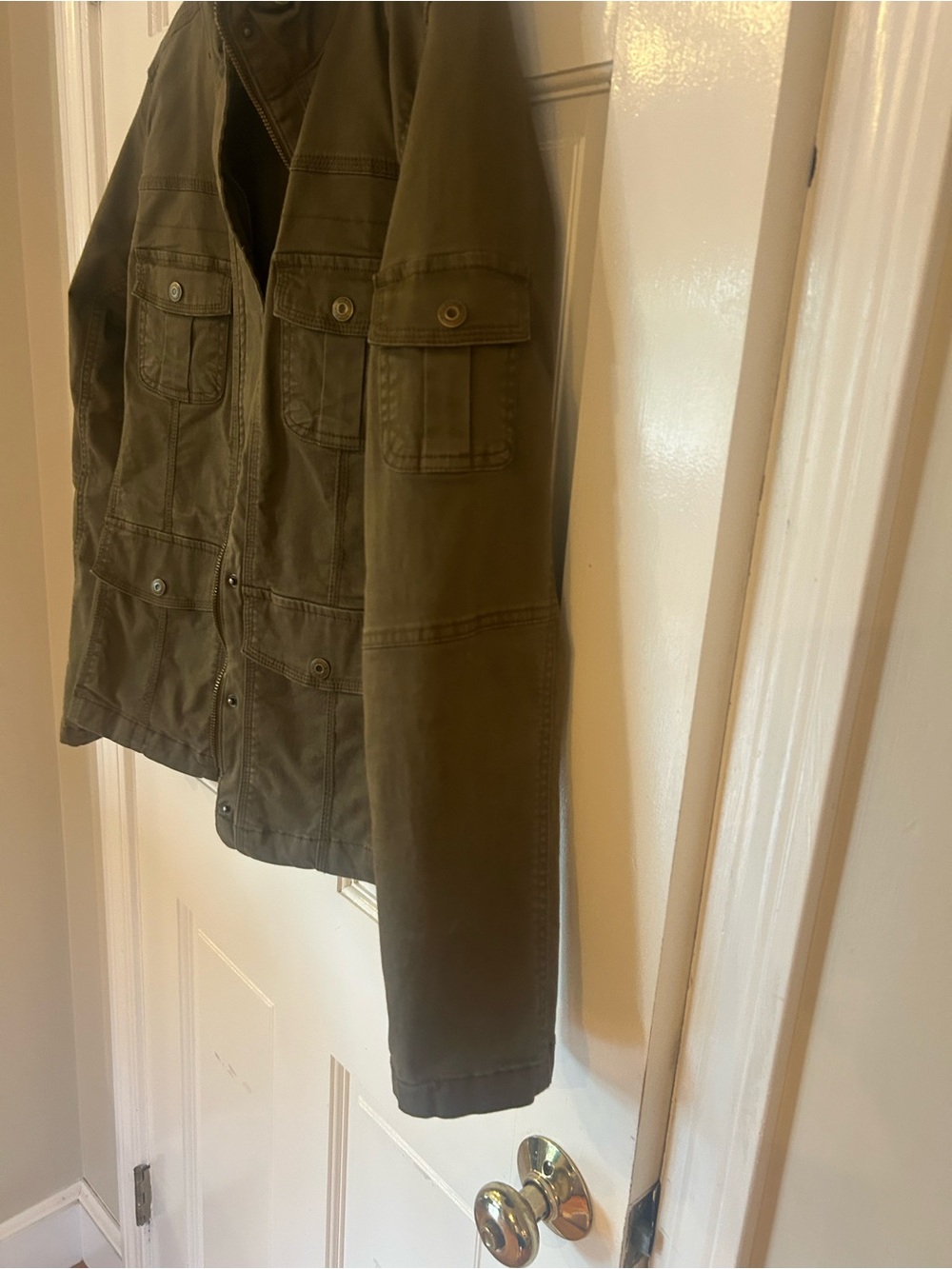 Kensie Olive Green Women's Utility Field Jacket - Picture 3 of 4